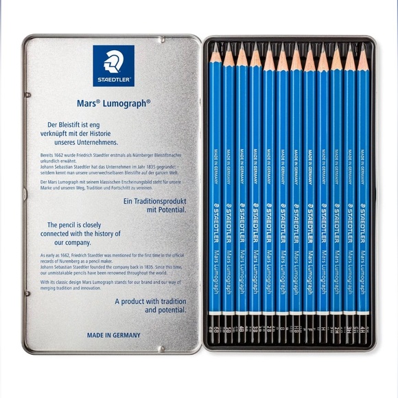 New lot Staedtler coloured pencils, eraser, and Drawing pencils art sketching - Picture 4 of 15